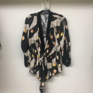 Elizabeth and James Silk kimono style top